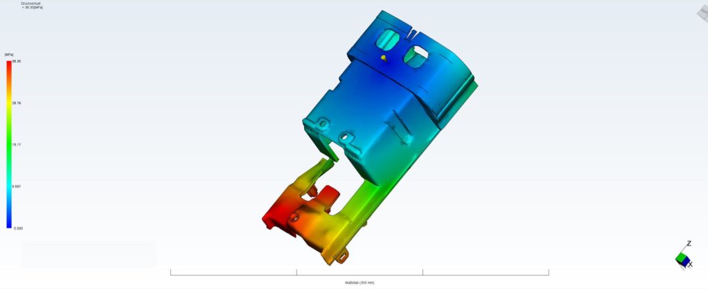 MoldFlow Analyse von Aufnahme
