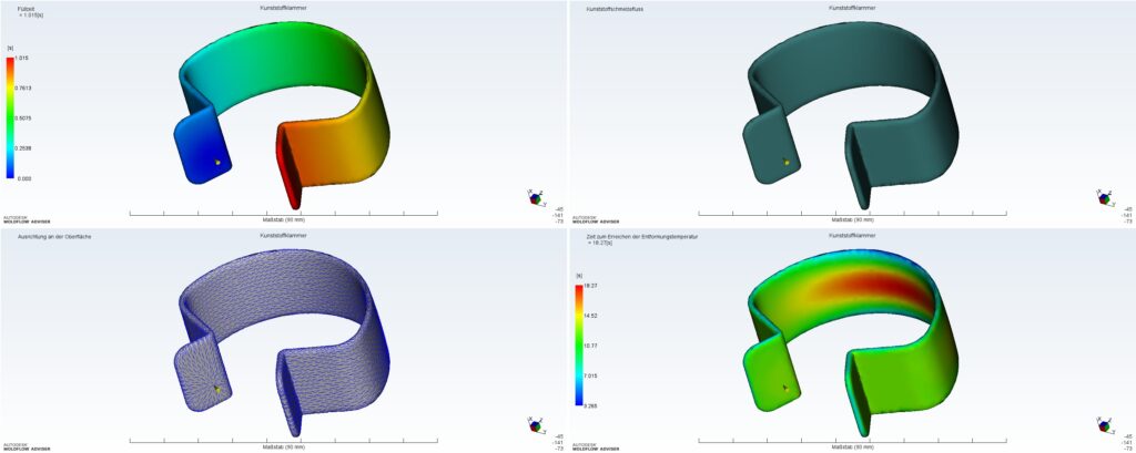 Verzugsanalyse mit MoldFlow Software